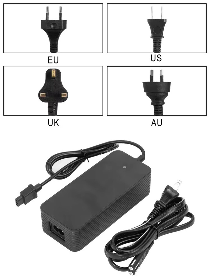 NIU Batterie Ladegerät 53,5 V 2A für elektrische Roller KQi Air, KQi3, KQi3 Pro, KQi3 Max, KQi2 und KQi2 Pro in Schwarz - Bild 6