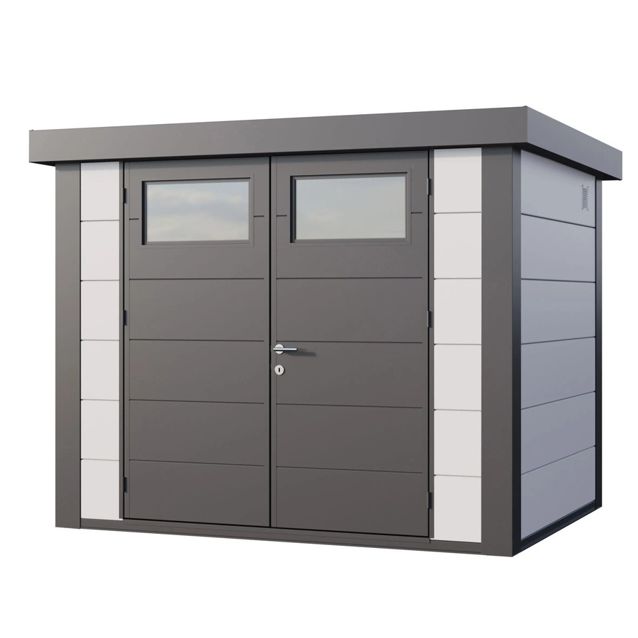 Telluria Gerätehaus Classico in Weiß B/H/T: 288 x 219 x 228 cm - Bild 2