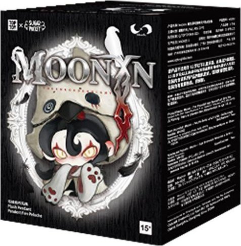 TOPTOY Moonin Covered by Night, Plüschtaschen-Anhänger Schlüsselanhänger, Grau, ab 14 Jahren - Bild 1