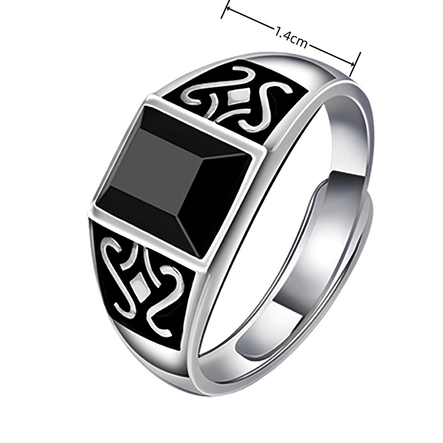SAY Ring 925 Silber, Vintage, Unisex - Bild 4