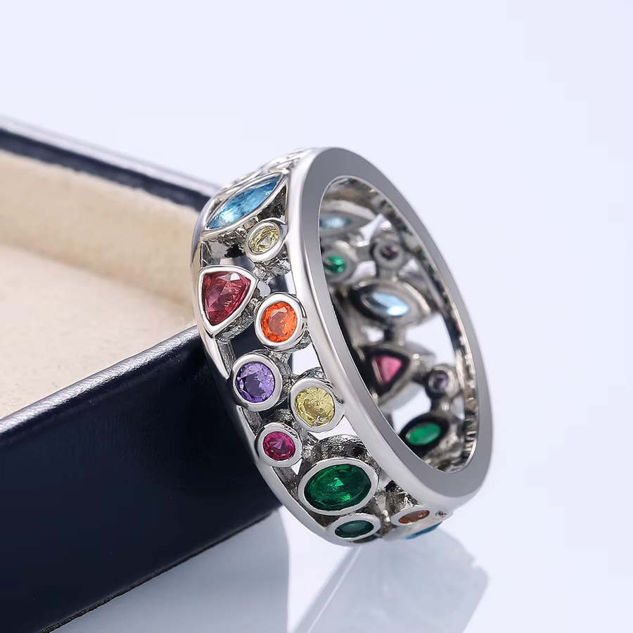 Huitan Ring, geometrisch, Stein, Damen - Bild 2