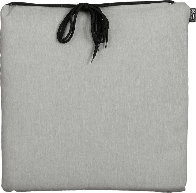 In the Mood Paddy Bistro Kissen Hellgrau B: 40 cm, T: 40 cm, H: 5 cm - Bild 1