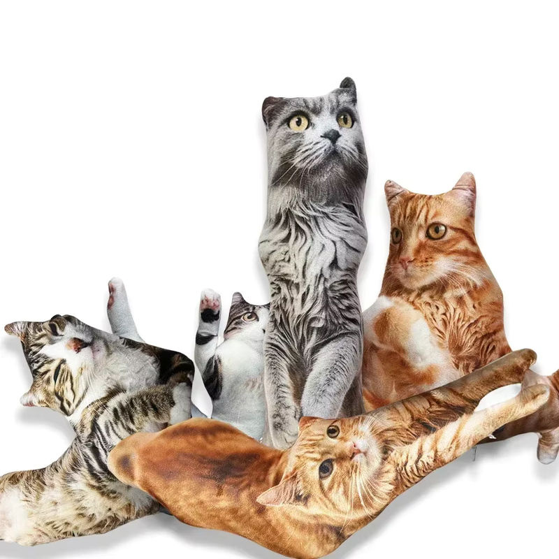 IHX Ugly Cat Dog Zany Kissen – Personalisiertes 3D-Haustierkissen nach Foto in Weiß - Bild 5
