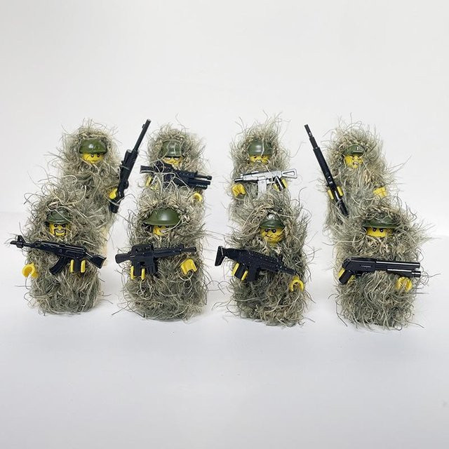 Interesting toys Militär- und Polizei-Serie, bausteinartige humanoide Puppen - Bild 1