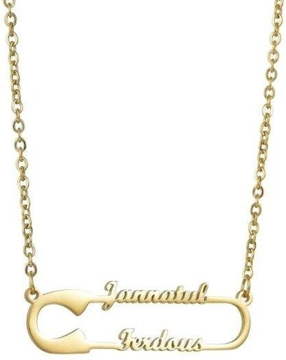 Allbestart Halskette Edelstahl, Gold, 50cm, Damen - Bild 1
