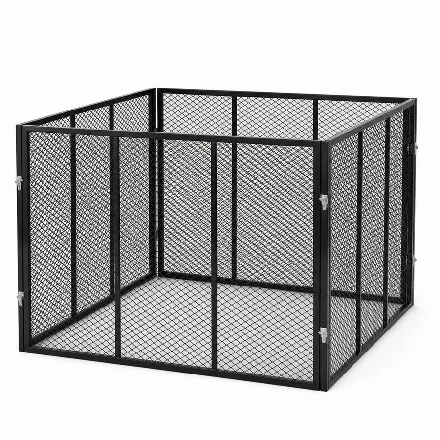HomeLuxWorld Garten Komposter aus Metall in Schwarz mit 750 Litern, B/T/H: 100 x 100 x 75 cm - Bild 2