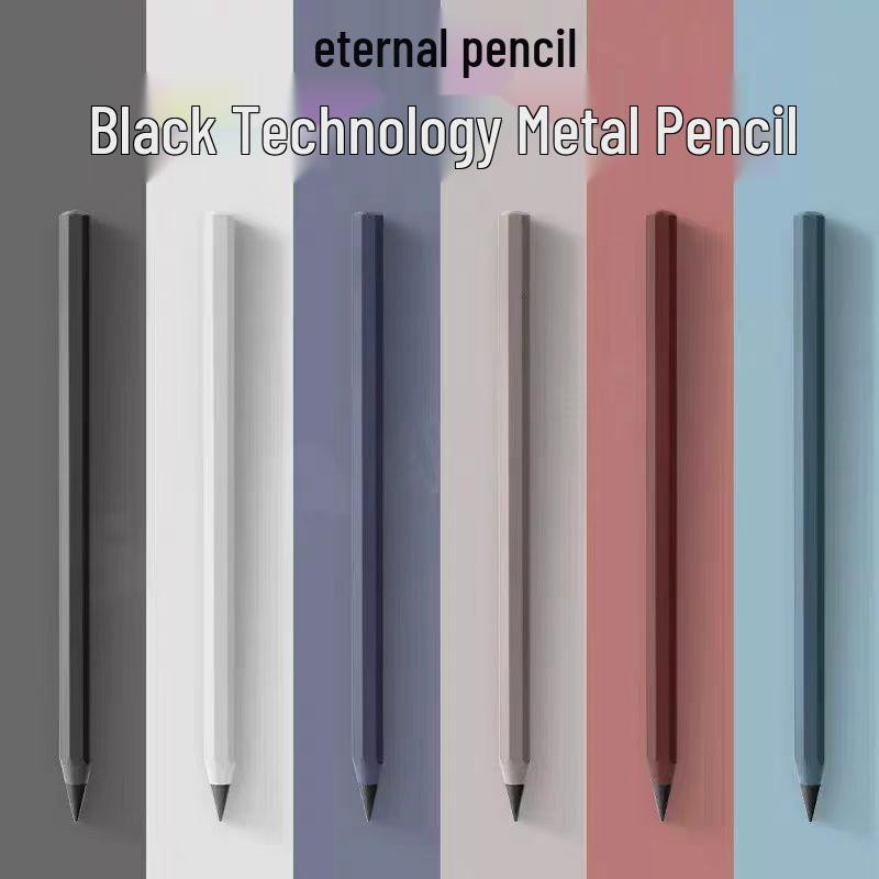 Metacil Black Tech Druckbleistift mit Dauermine in Schwarz, Mine: HB - Bild 5