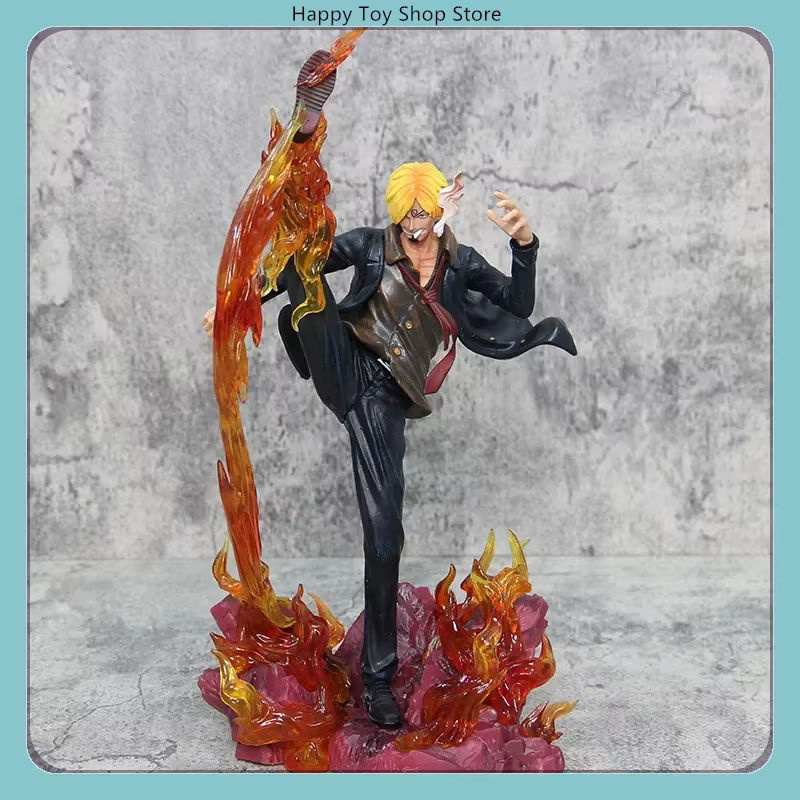 Bandai One Piece Sanji Diable Jambe Anime-Figur aus Kunstharz, mehrfarbig, Höhe: 35 cm - Bild 3