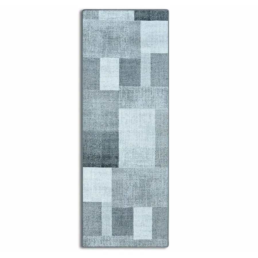 KARAT Teppichläufer Lucano Moderner Wohnteppich mit geometrischem Design in Anthrazit Grau B: 80 cm, L: 250 cm - Bild 2