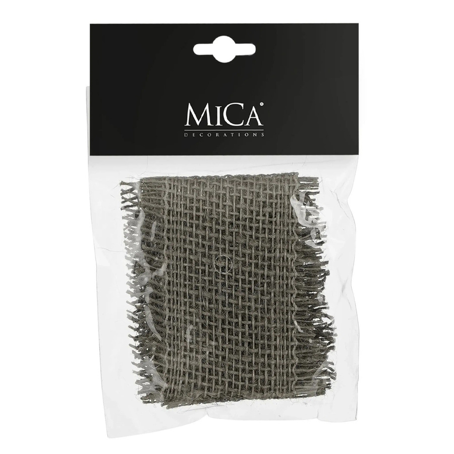 Mica Decorations Jute in Grau, Länge: 100 cm, Breite: 4 cm - Bild 2