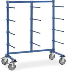 Fetra Tragarmwagen 4615 in Blau mit TPE-Reifen und 500 kg Tragkraft - Bild 1