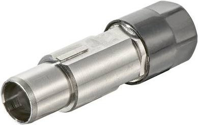 HARTING Stifteinsatz 09148811405 mit 4 Crimpen in Silber aus Kunststoff - Bild 1