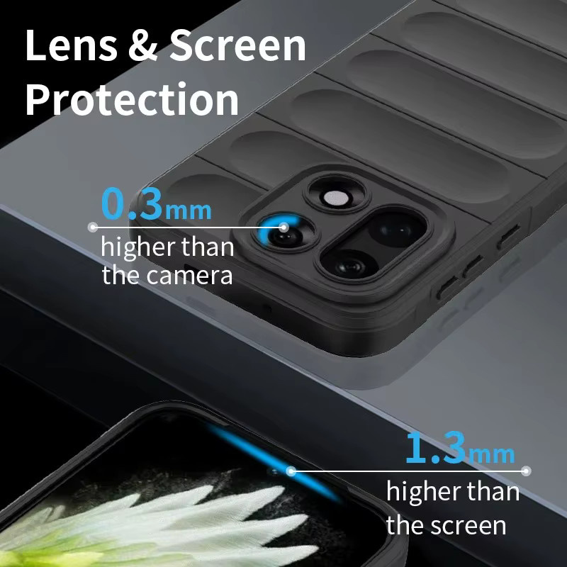 Stoßfeste Silikon Schutzhülle für OnePlus 15 und OnePlus 15R 5G in Schwarz oder Weiß - Bild 5