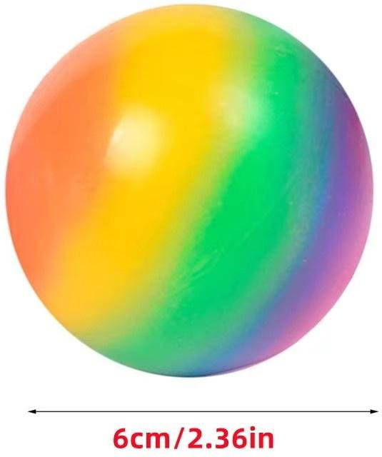Binchi Outdoor Equipment Regenbogen-Mehl-Stressabbau-Bälle, Spielzeug - Bild 1