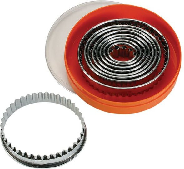Schneider Ausstechersatz Oval aus Edelstahl in Silber, Höhe: 3 cm - Bild 1