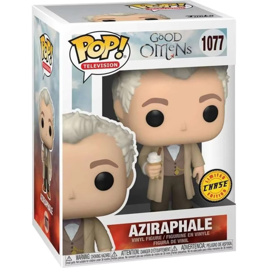 Funko Pop Television Good Omens Aziraphale Chase EXC 1077 # 1078 Vinyl-Figur - Bild 2