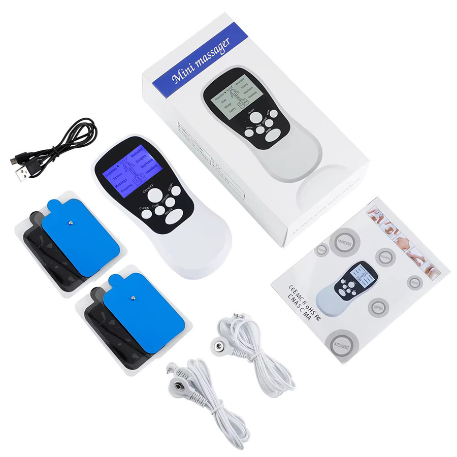ShaxyMsc Mini-Elektromassagegerät, 8 Modi, 15 Stärken, TENS-Gerät - Bild 2