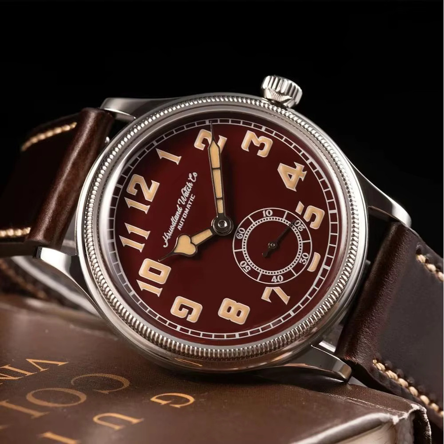 Hruodland Armbanduhr Automatik, Edelstahl, Schwarz, Herren - Bild 3
