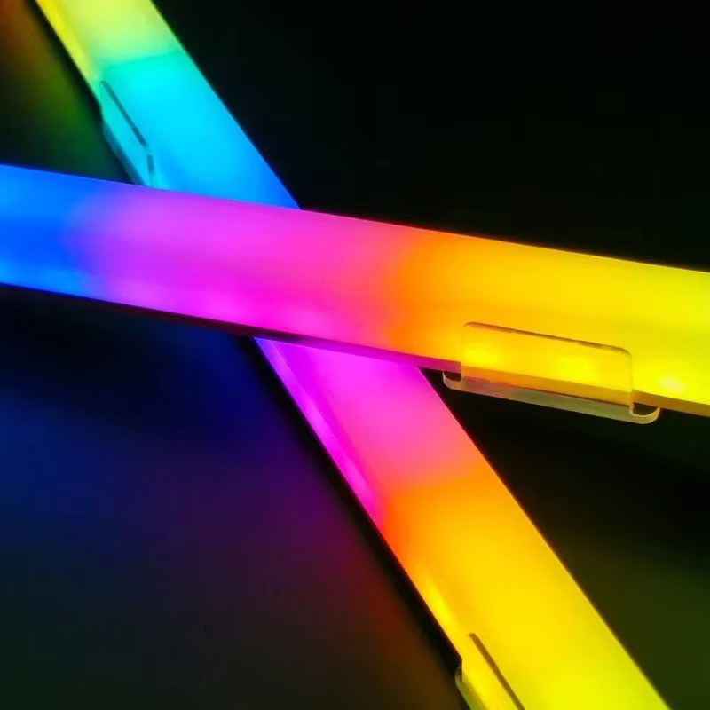 COOLMOON ARGB LED Lichtleiste Silikon Neonstreifen für PC Gehäuse DIY Dekoration, Länge: 30 cm - Bild 4