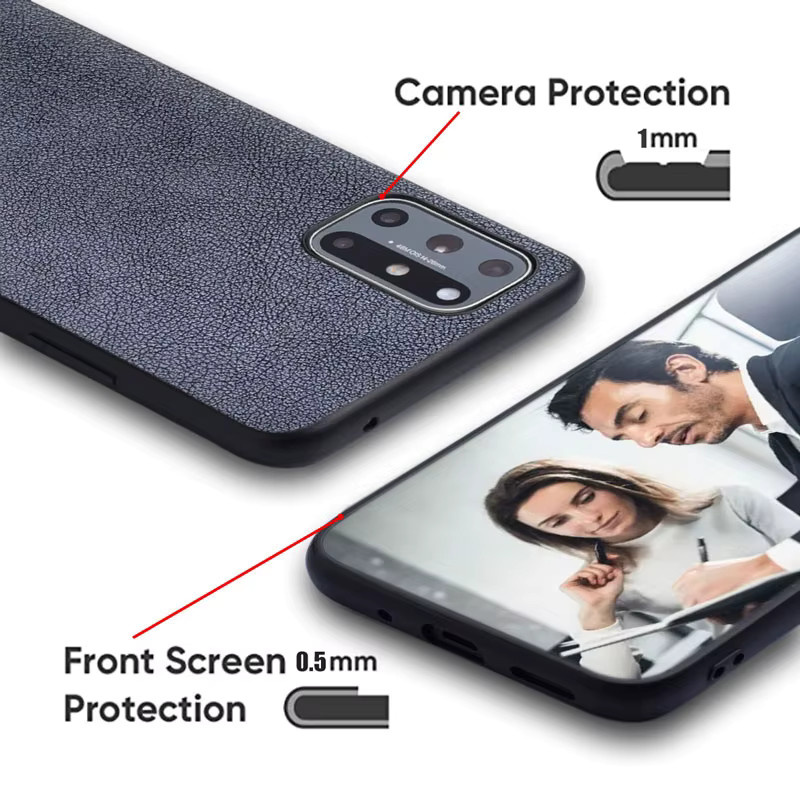 Premium Leder Handyhülle im Retro Business Style für Samsung Galaxy S25 Ultra, S25 Plus oder S25 FE in Rot - Bild 3