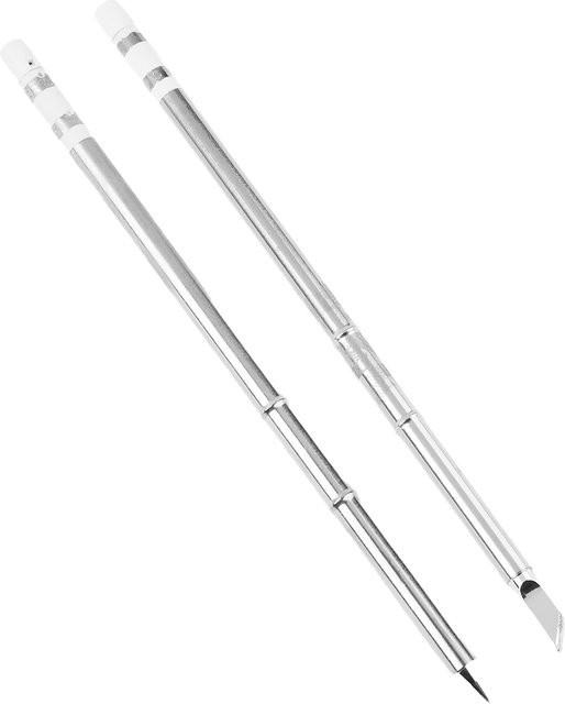 Hakko Lötkolben Griff für T12 K J Serie und FM-2027 Lötstation in Silber - Bild 1