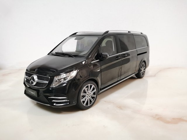 Welly Mercedes-Benz V260l Viano V-Klasse MPV Nutzfahrzeug, Automodell, 1:18, Metall, Schwarz - Bild 1