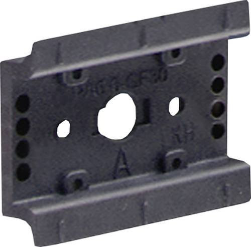 Rittal Hutschienen OM-Adapter gelocht aus Polyamid in Schwarz, 5 Stück - Bild 1