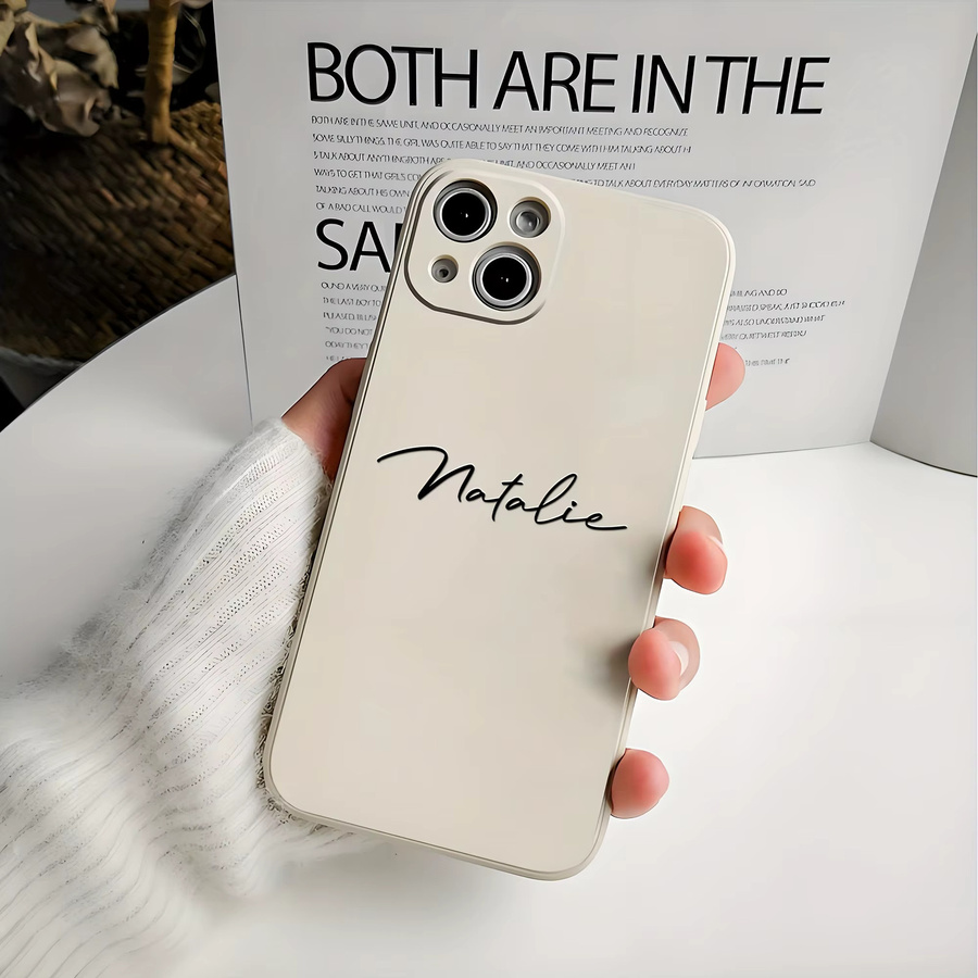 Personalisierte Schutzhülle für dein Apple iPhone in Weiß - Bild 2
