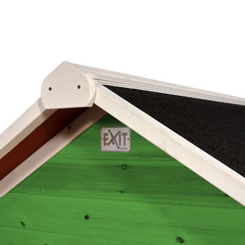 EXIT Toys Loft 300 Holzspielhaus in Grün, B/H/T: 190 x 215 x 269 cm - Bild 3