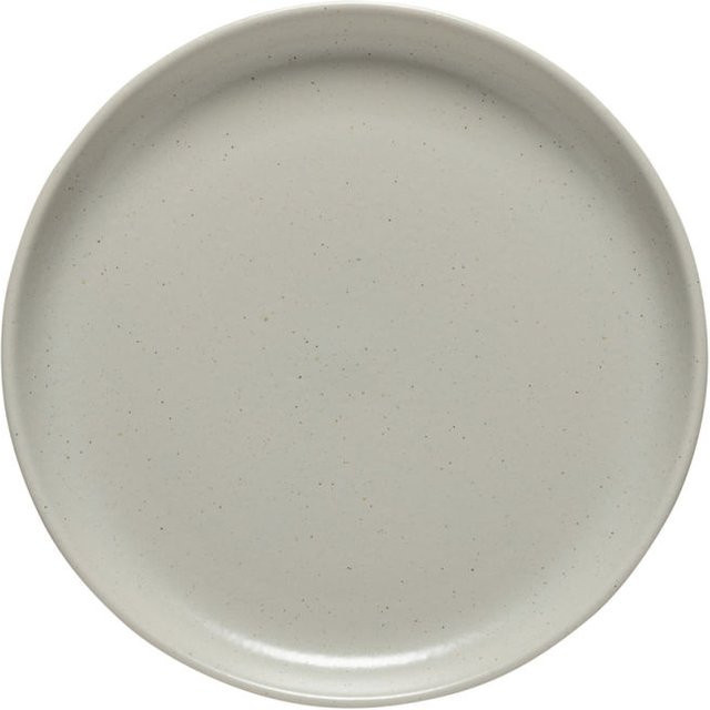 Costa Nova Runder Teller Pacifica, 12er Set, Hellgrau, Keramik, Durchmesser: 23,8 cm, Höhe: 2,3 cm - Bild 1