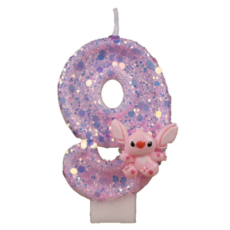 MINISO Cartoon Stitch Digitale Geburtstagskerze als Party Dekoration für deinen Kuchen in Mehrfarbig - Bild 2