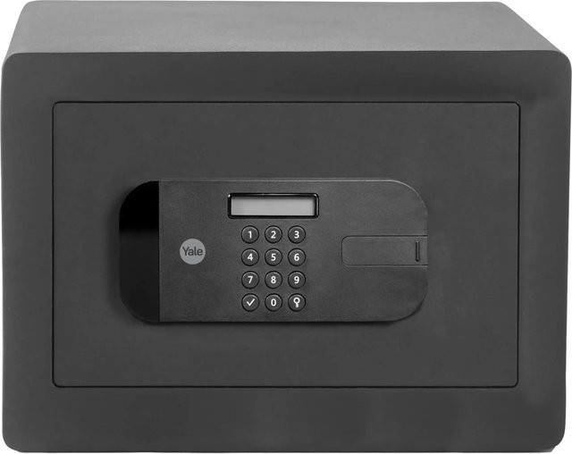 Yale High Security Safe Elektronischer Tresor mit Zahlenschloss und Schlüsselschloss Schwarz B: 35,0 cm, T: 30,0 cm, H: 20,5 cm - Bild 1