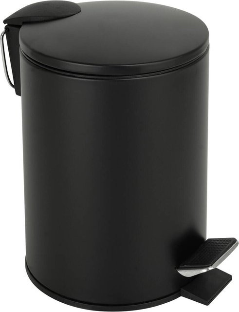 Pocoline Kosmetikeimer aus Edelstahl in Schwarz mit Pedal, Volumen: 2,6 l - Bild 1