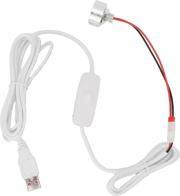 CosyHome LED-Strahler USB-betrieben mit stufenloser Dimmfunktion in Weiß und Silber - Bild 1