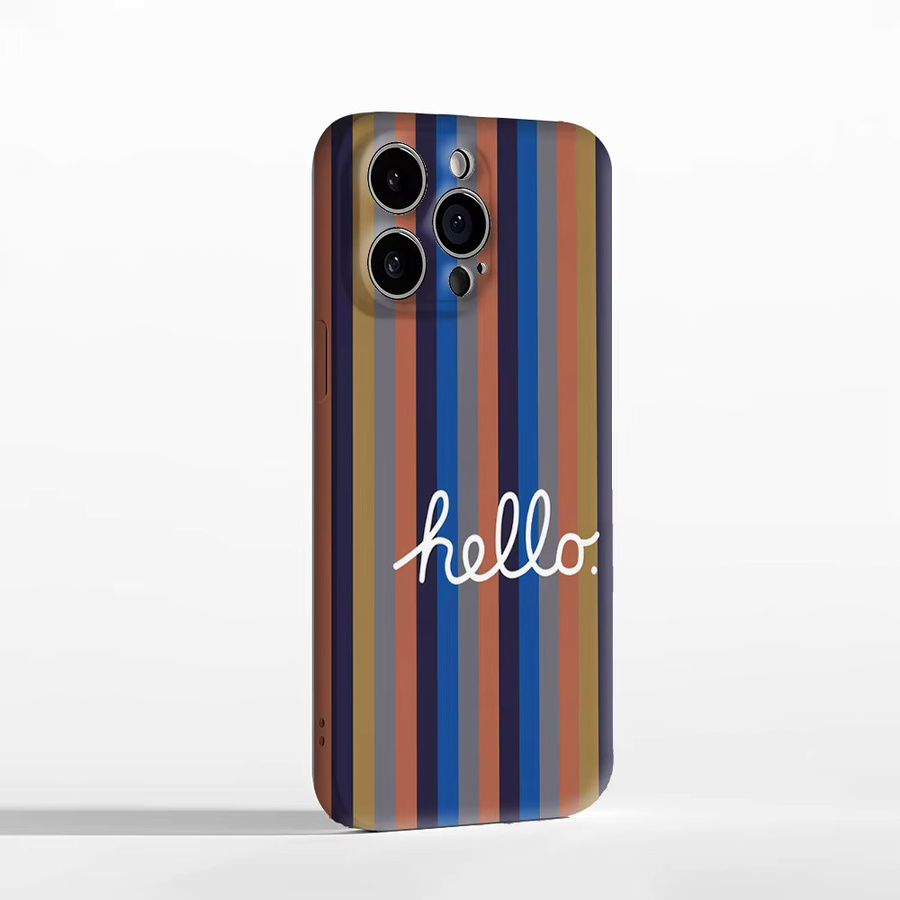 Hello Stripe Robuste Magnetische Handyhülle für iPhone 17 16 15 14 13 Pro Max Plus in Multicolour - Bild 2
