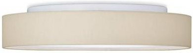 Brumberg Deckenleuchte Weiß Modern mit Glas und Stoff E27 60W - Bild 1