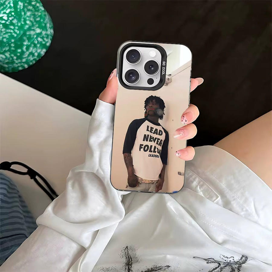 Mesuca Stoßfeste Handyhülle Chief Keef G-GLO G-GANG für iPhone 17 16 15 14 13 12 11 Pro Max X XS XR in Silber - Bild 4