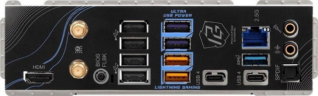 ASRock Phantom Gaming X870 RIPTIDE WiFi Mainboard, ATX, AM5, DDR5, Schwarz - Bild 1