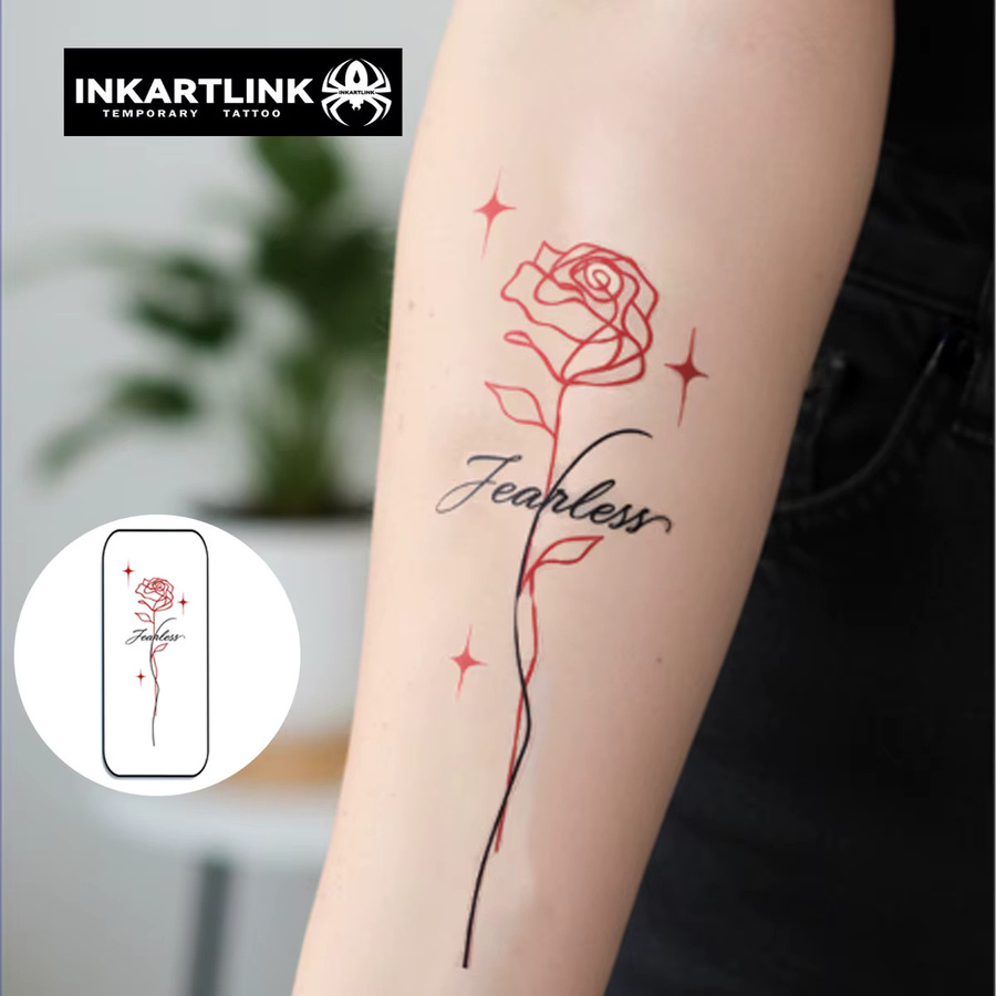 INKARTLINK Temporäre Tattoo Aufkleber, Wasserdicht - Bild 2