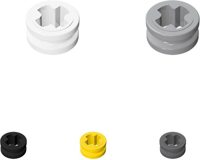 Yiran toy Buchsen-Achsenloch-Block Moc-Anbauteile 10-teiliges Set - Bild 1