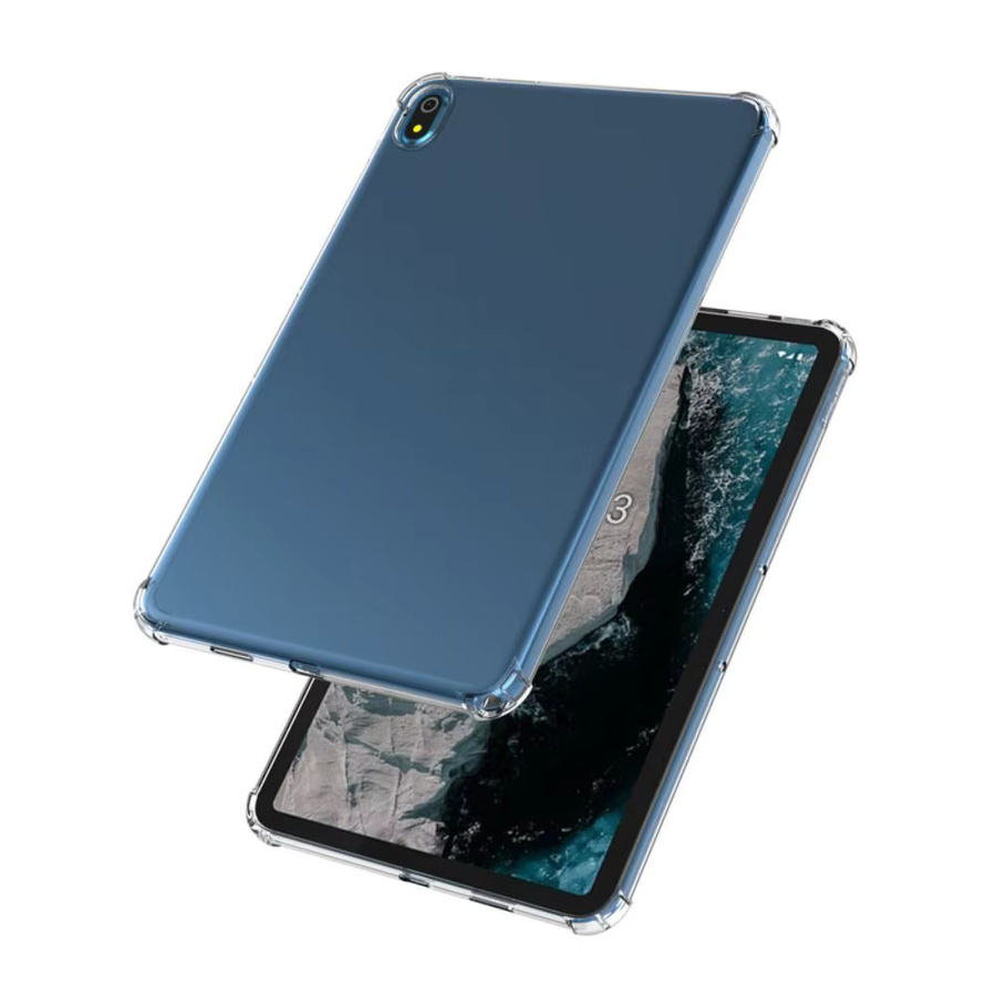 Stoßfeste Nokia Tablet-Hülle in Transparent mit Softshell-Rückseite für Nokia T21, T20 und T10 - Bild 2