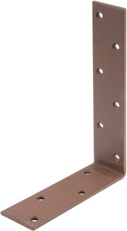 GAH Alberts Balkenwinkel aus Stahl in Braun B: 160 mm, H: 50 mm, L: 240 mm - Bild 1
