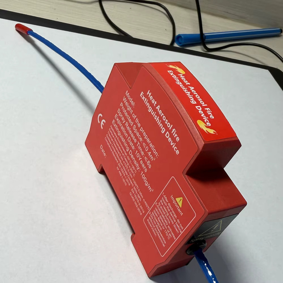 FXCOD Automatischer Brandschutz-Aerosol Feuerlöschschalter für Elektroschalter und Zählerkästen, Rot, 10g-40g - Bild 3