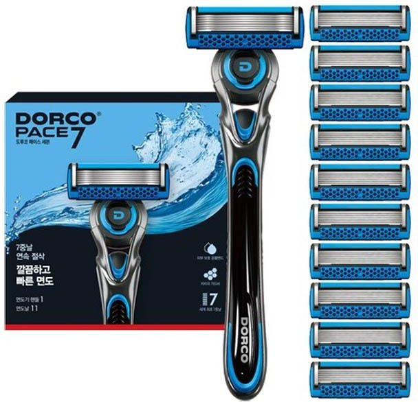 DORCO PACE7 II FRESH Rasierer-Set, 1 Griff, 11 Klingen, Unisex - Bild 1