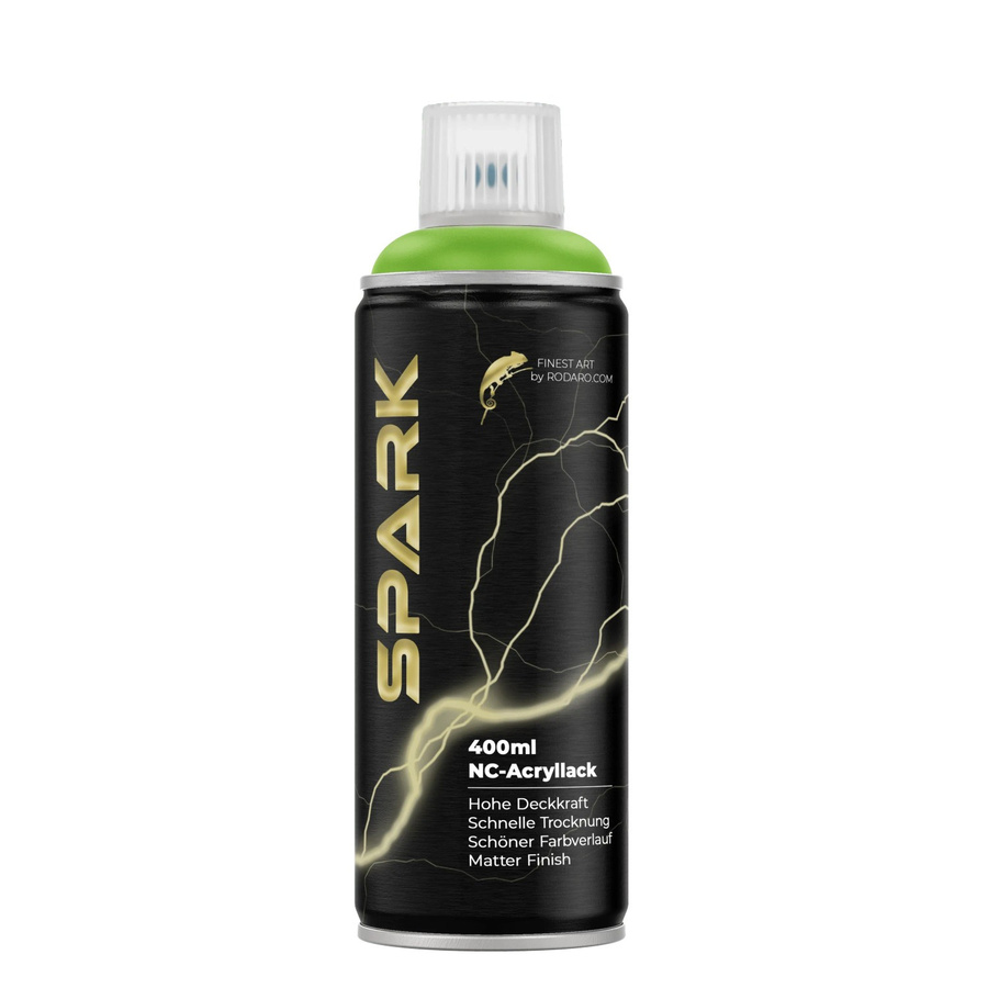 SPARK Spraydose für Holz in Kiwigrün Matt, 400ml, wetterfest und schnelltrocknend - Bild 2
