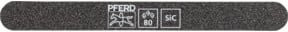 PFERD Flexible Schleiffeile SF-R für Metall und Holz, Körnung SIC80, B/H/T: 14,7 x 1,5 x 0,5 cm - Bild 1