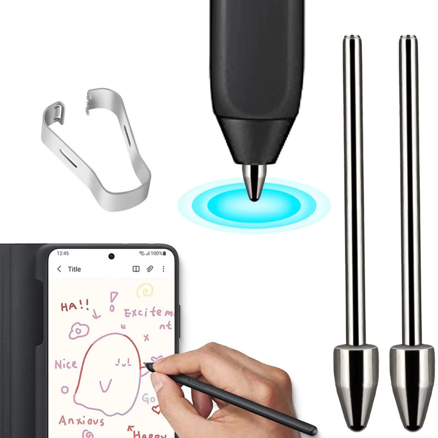 Samsung Metallspitzen für S Pen Refill in Silber, kompatibel mit Samsung Galaxy Tab S6 Lite, S7, S8, S9 sowie S22, S23 und S24 - Bild 5