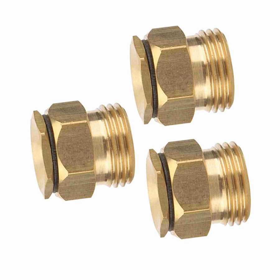 3 Stück mfySpace Verstellbare Garten Sprühdüsen mit G1/2 Außengewinde aus Messing in Gold - Bild 2