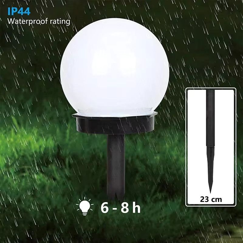 Solarbetriebene LED Kugellichter aus ABS für die Gartendekoration im Außenbereich - Bild 4