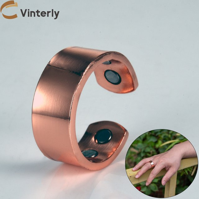 Vinterly Ringe, Kupfer, Roségold, Unisex, minimalistisch - Bild 1